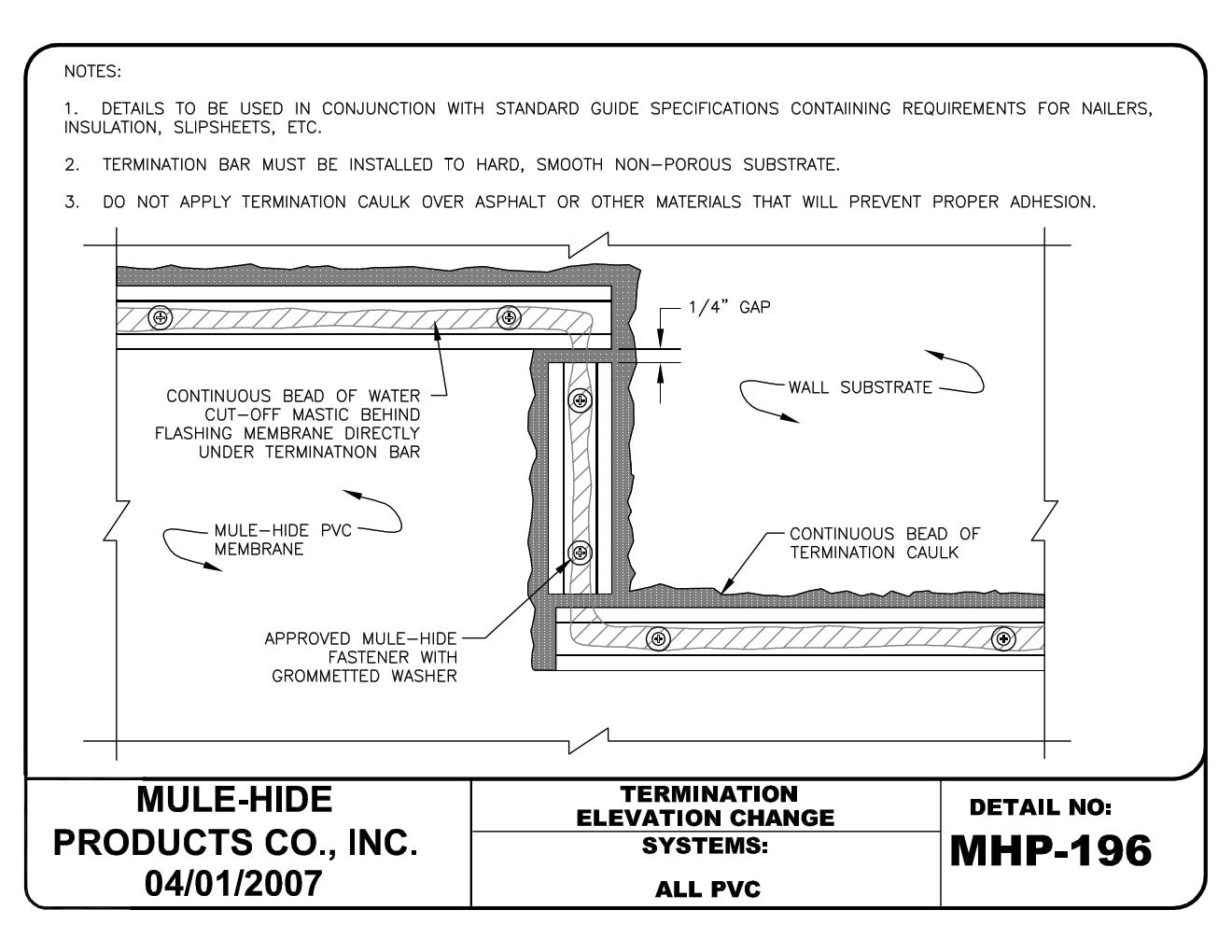 JTS 1 Joint & Termination Sealant
