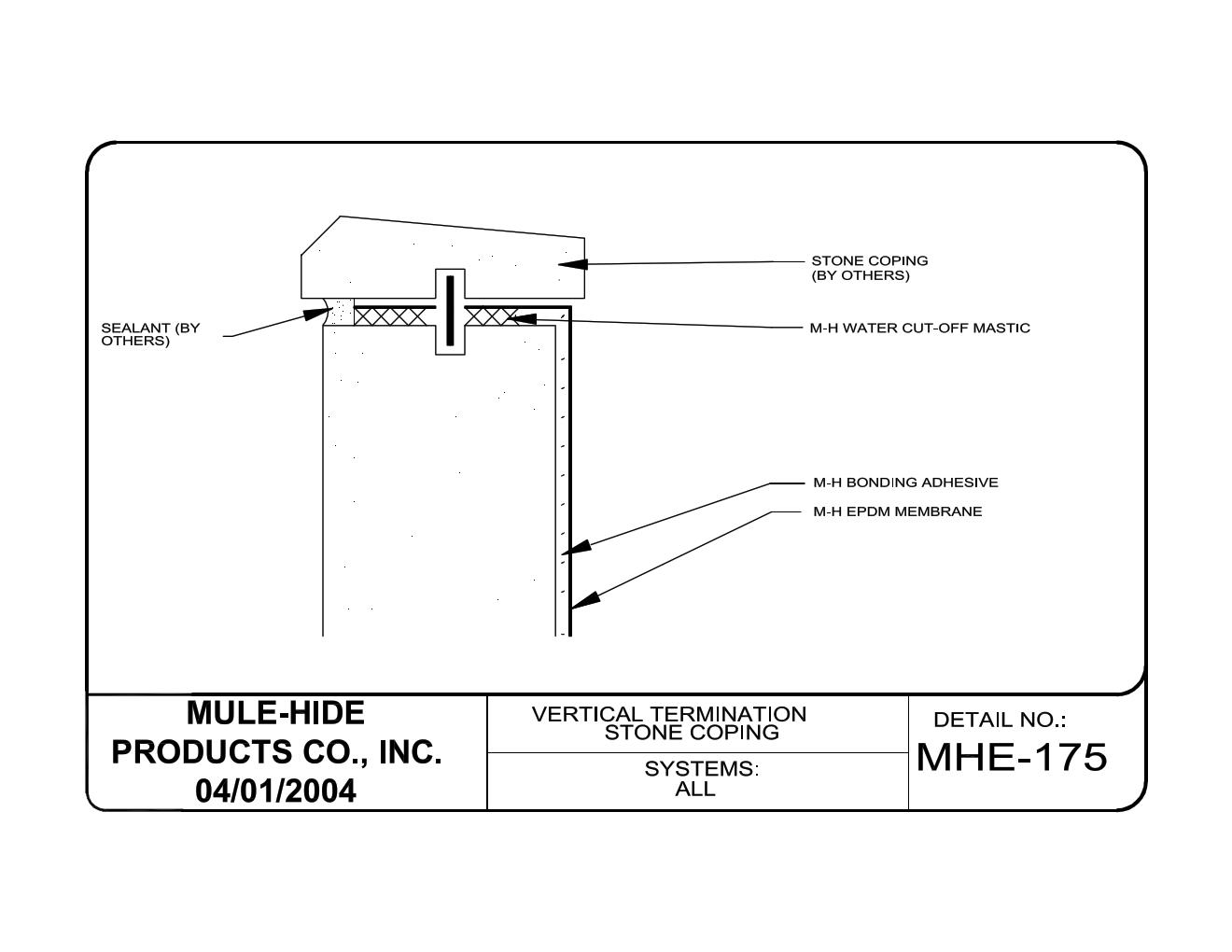 JTS 1 Joint & Termination Sealant