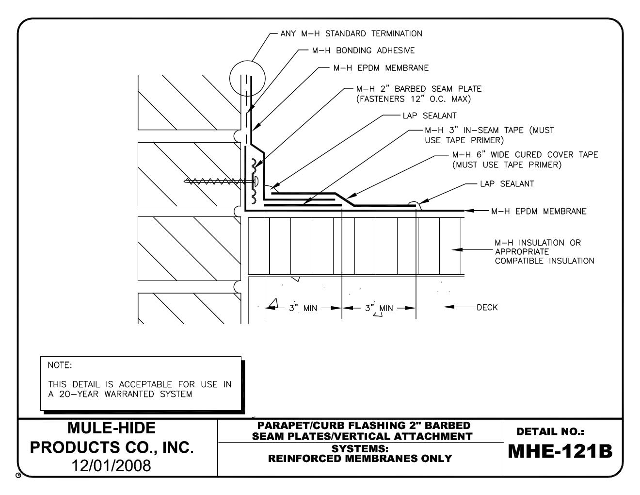 EPDM In-Seam Tape