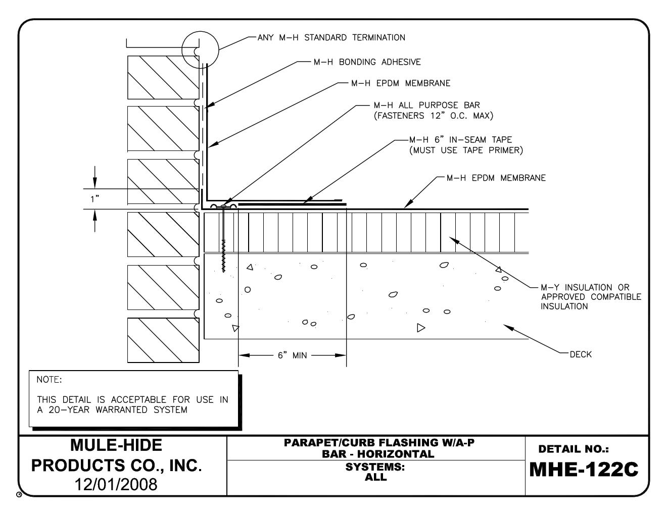 EPDM In-Seam Tape