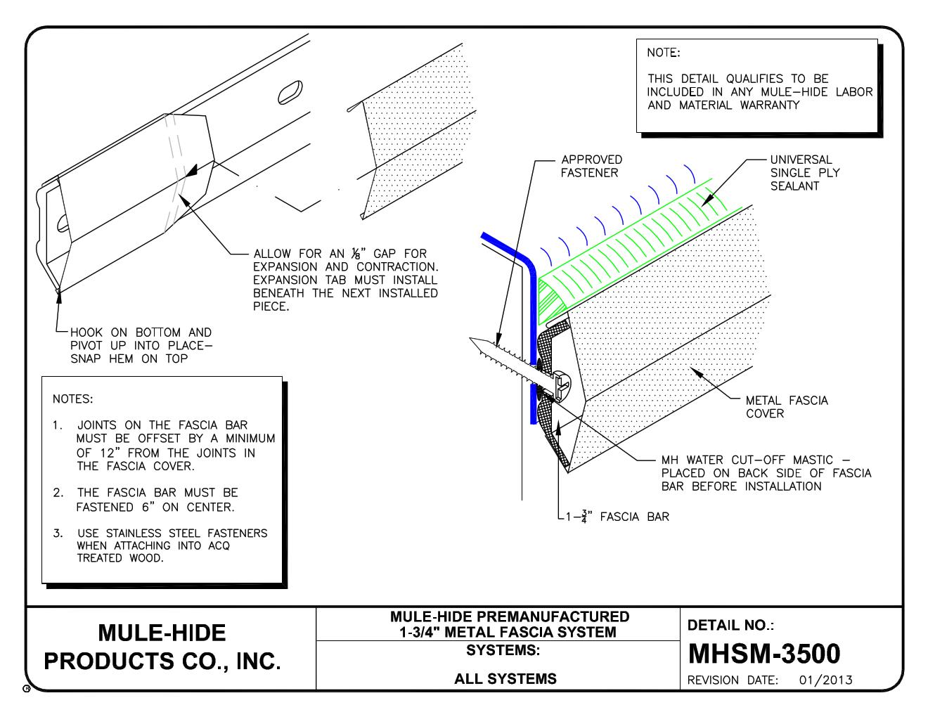 JTS 1 Joint & Termination Sealant