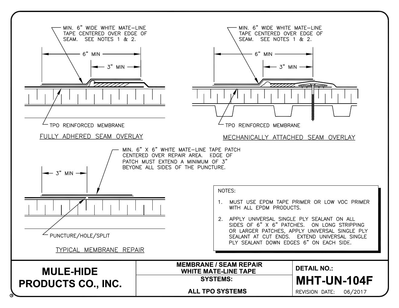 JTS 1 Joint & Termination Sealant