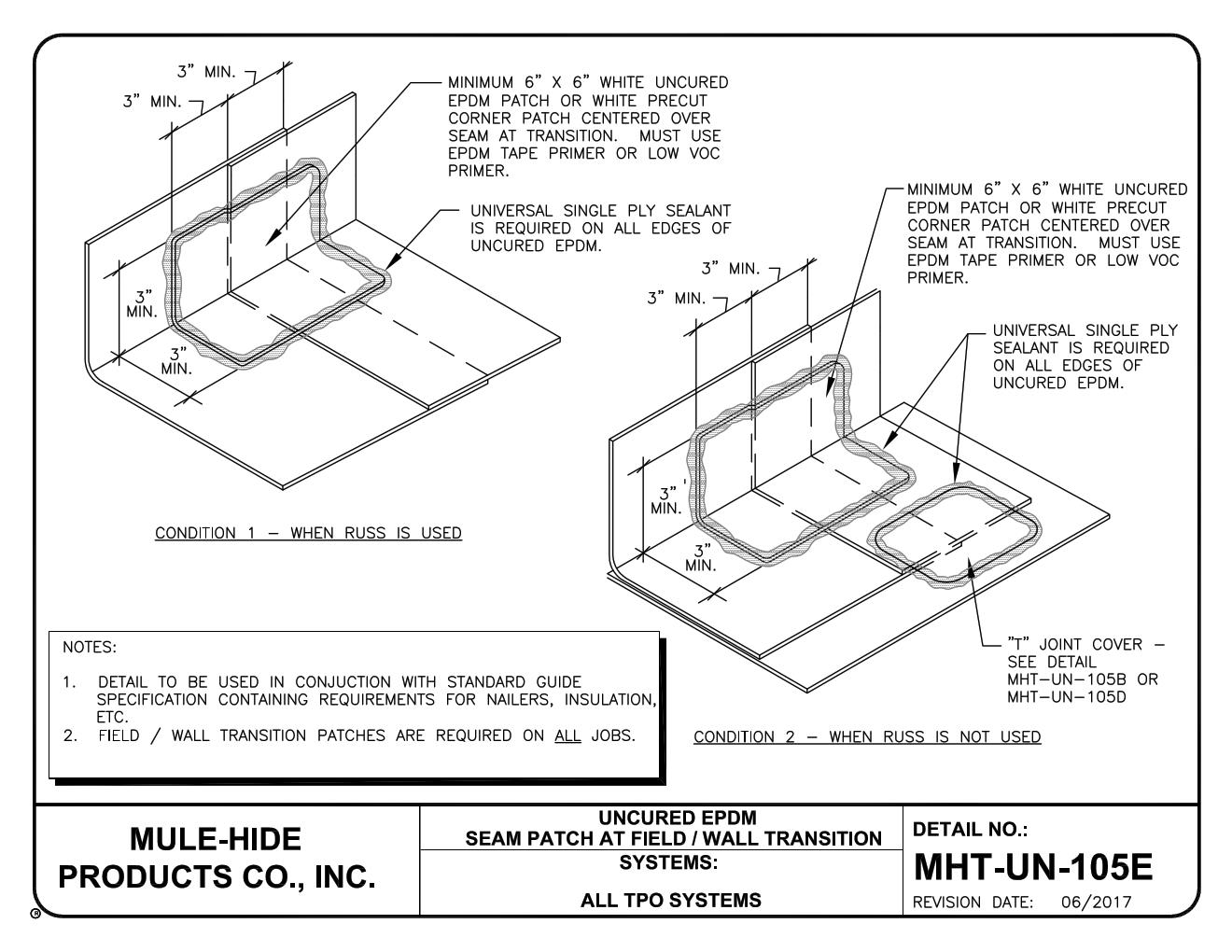 JTS 1 Joint & Termination Sealant